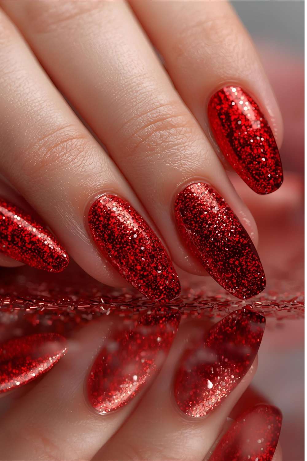 Red-glitter-New-Year-nails-with-sparkly-finish-and-festive-holiday-inspired-nail-art.