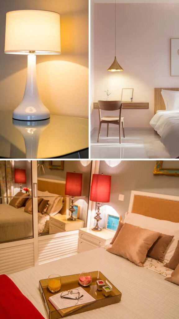 Warm-home-interior-showcasing-the- power-of-good-lighting-with-elegant- lamps-and natural-light-accents.