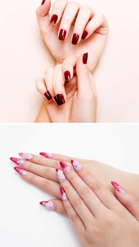 Confident-beautiful-and-stylish-. nail-art-for-women-that-tells-a-unique-story-through-color-and-creativity.