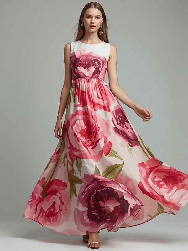A-Colourful-Maxi-Dress-in-a-Spring-Print-for-a-Joyful-and-Show-Stopping-Evening-Look