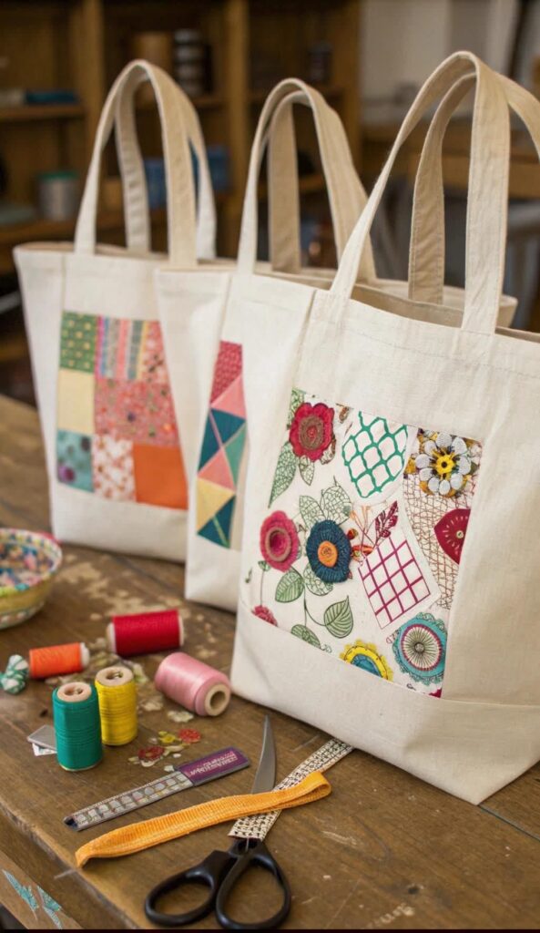 Handmade-Tote-Bags-summer-arts-and-crafts