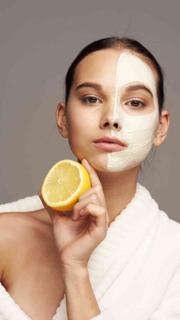 Papaya-and-Lemon-Face-Mask-for-Exfoliating-Dark-Spots-Evening-Skin-Tone-and-Unlocking-a-Clear-and-Radiant-Glow