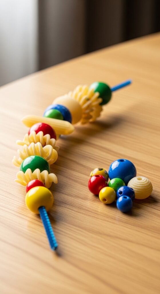 Stringing-Beads-or-Pasta.