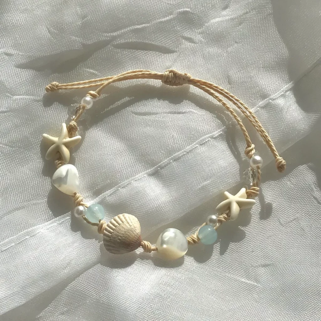 Summer-Themed-Jewelry-Shells-Beads.