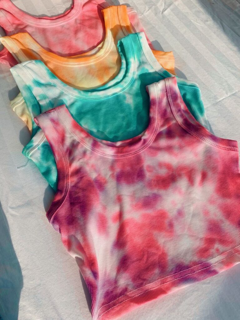 Tie-Dye-T-Shirts-Tank-Tops-summer-arts-and-crafts