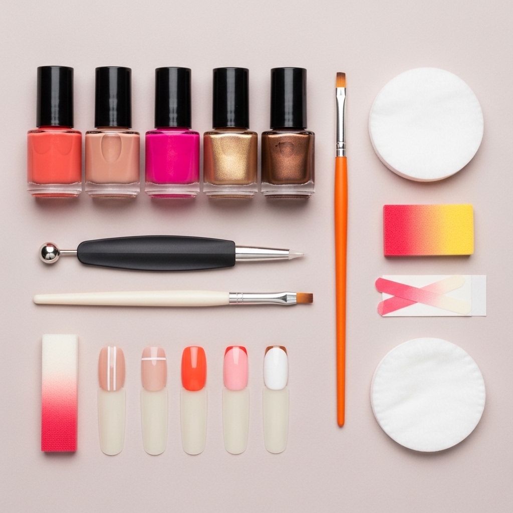 Tools-You-Actually-Need-for-Summer-Nail-Designs-for-Dark-Skin