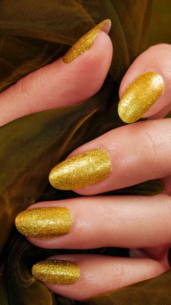 Yellow-Almond-Nail-Ideas