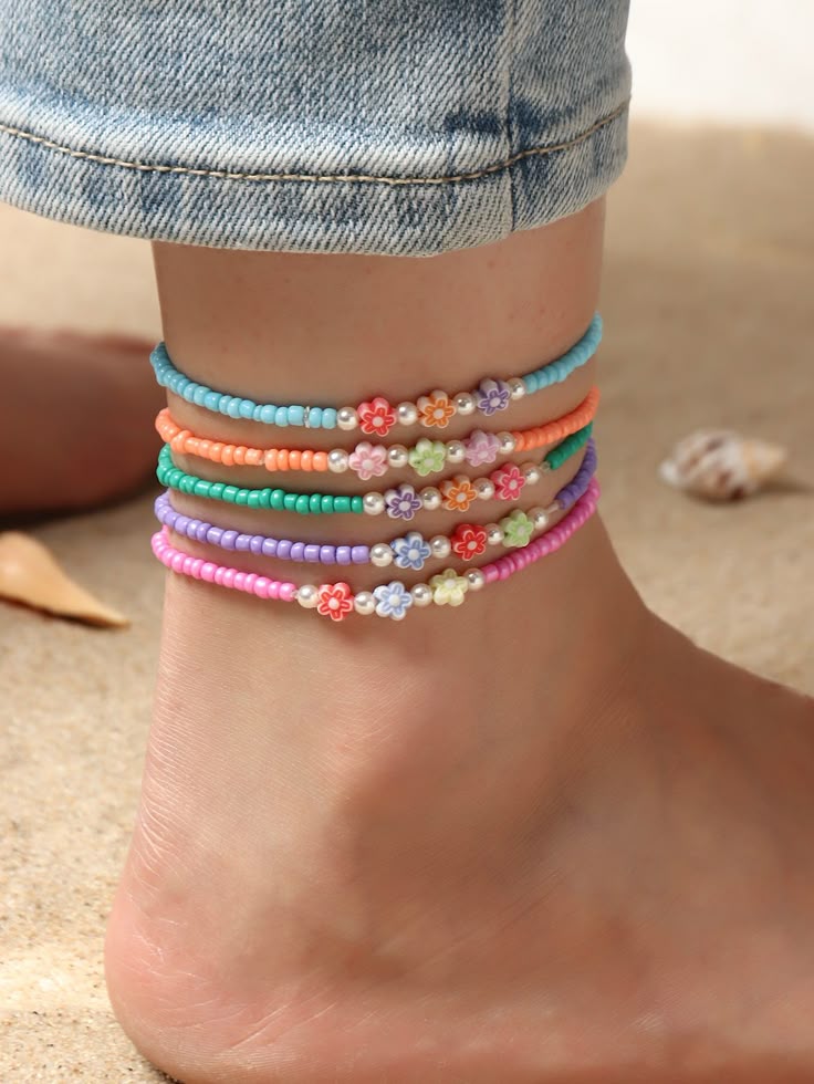 Beaded-Anklets