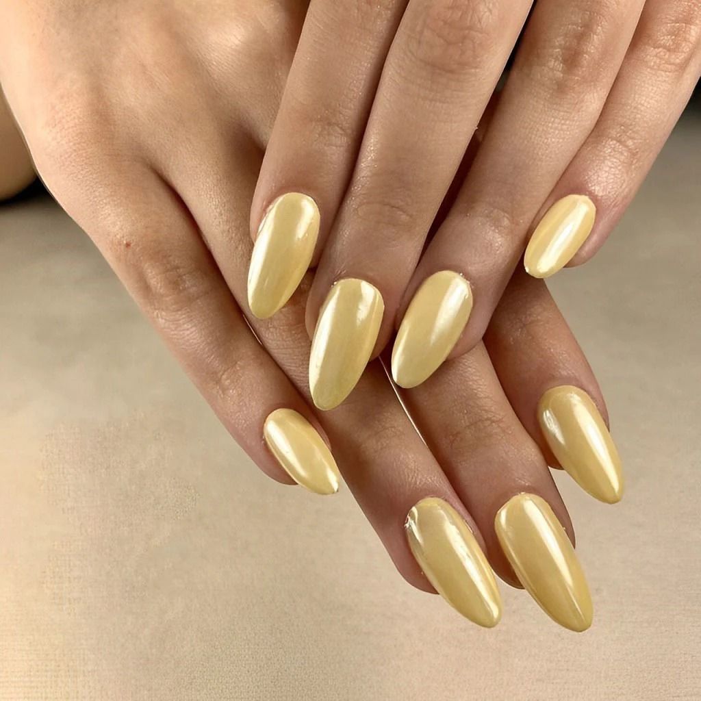 Butter-Yellow-Gloss-Nails.