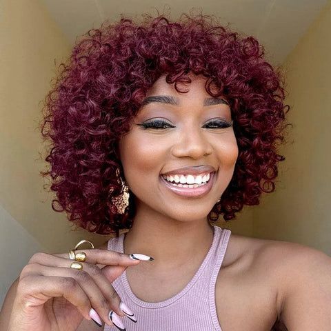 Crimson-Red-Curly-Bob-summer-red-hair-ideas-for-black-women