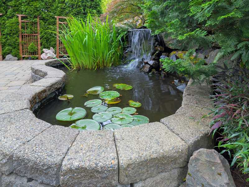 DIY-Pond-With-Waterfall.