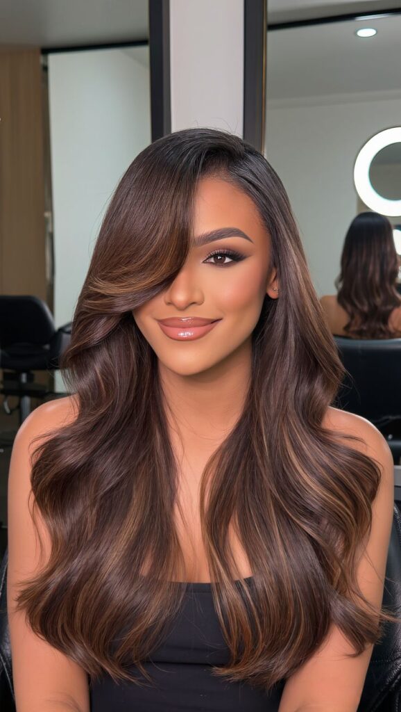 Espresso-Brunette-sun-kissed-brunette-summer-hair-ideas.