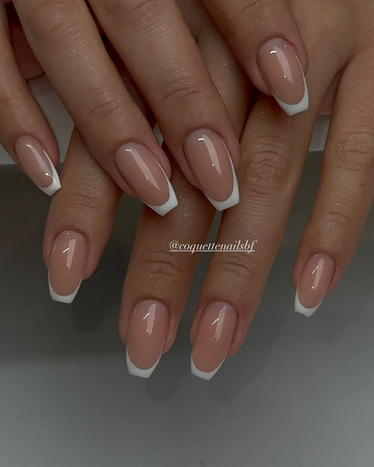 French-Tip-Coffin-Nails