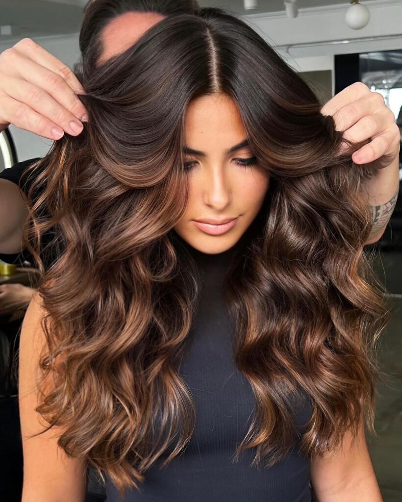 Glossy-Mocha-Brunette-With-Micro-Highlights