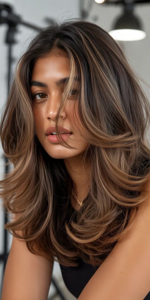 Lived-In-Brunette-Balayage.-sun-kissed-brunette-summer-hair-ideas.