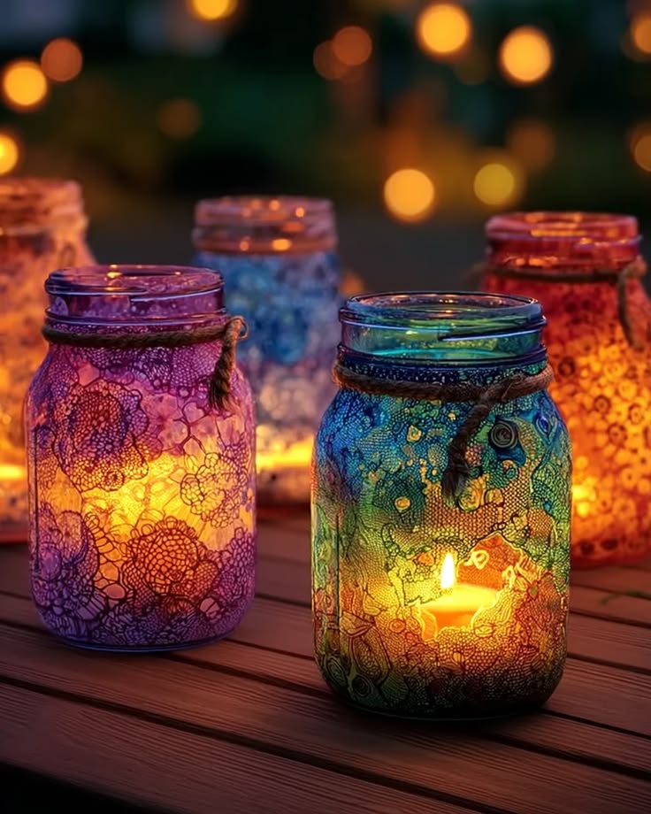 Mason-Jar-Lantern-Cute-Summer-Crafts