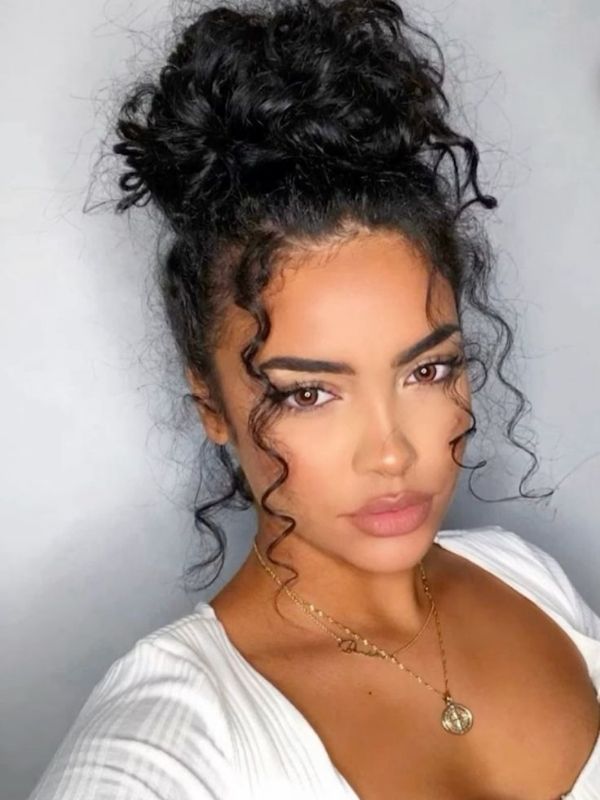 Messy-Curly-Bun