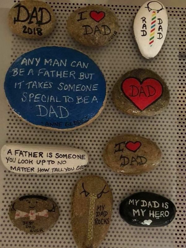 Painted-River-Rock-Paperweight-Set-With-Messages-From-the-Heart