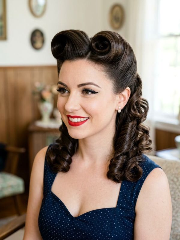 Pin-Up-Hairstyles-That-Look-Chic