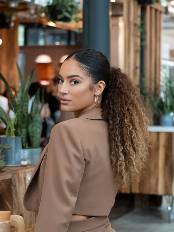 Ponytails-For-Curly-Hair