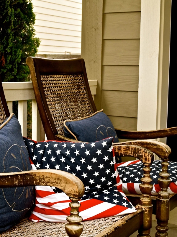 Style-Your-Porch-Rocking-Chairs-or-Bench-With-Red-White-and-Blue