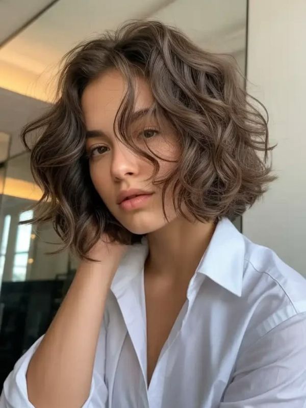 The-Beachy-Wavy-Short-Short-Wavy-Hairstyles