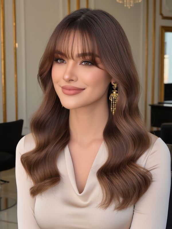 The-Curled-Bangs-With-Waves-Pin-Up-Hairstyles-That-Look-Chic