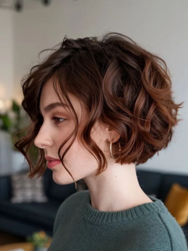 The-Soft-Wavy-Rounded-Short-Wavy-Hairstyles