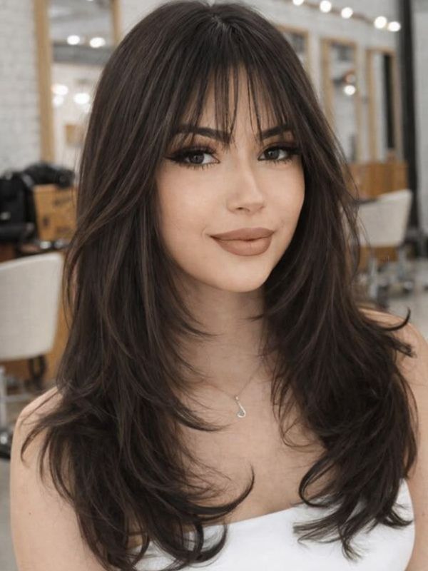 The-Wispy-Bangs-With-Layers