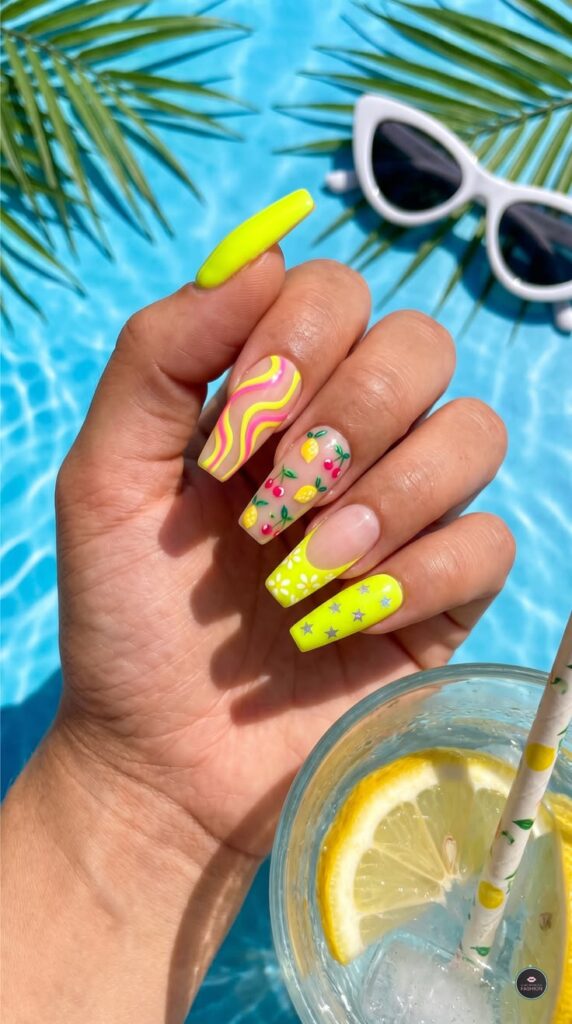 Vacation-Inspired-Mix-Set-Coffin-Nails