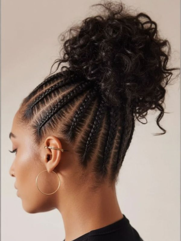 The-Cornrow-Updo