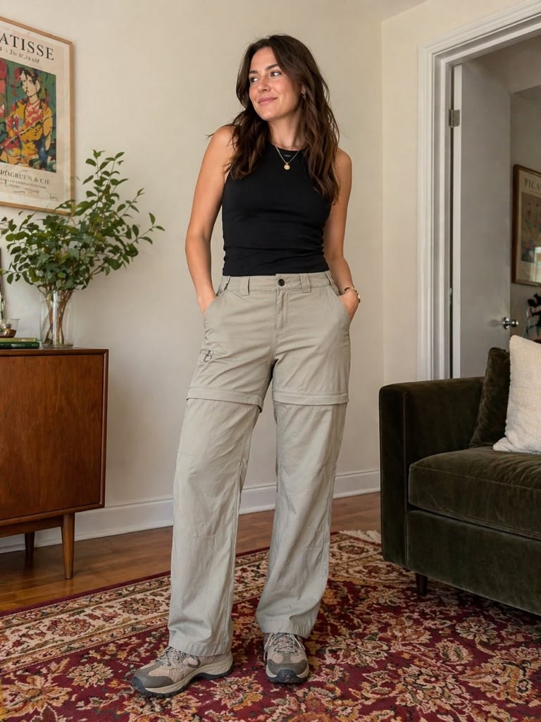 Convertible-Zip-Off-Pants-Tank-cowgirl-concert-outfit-ideas.