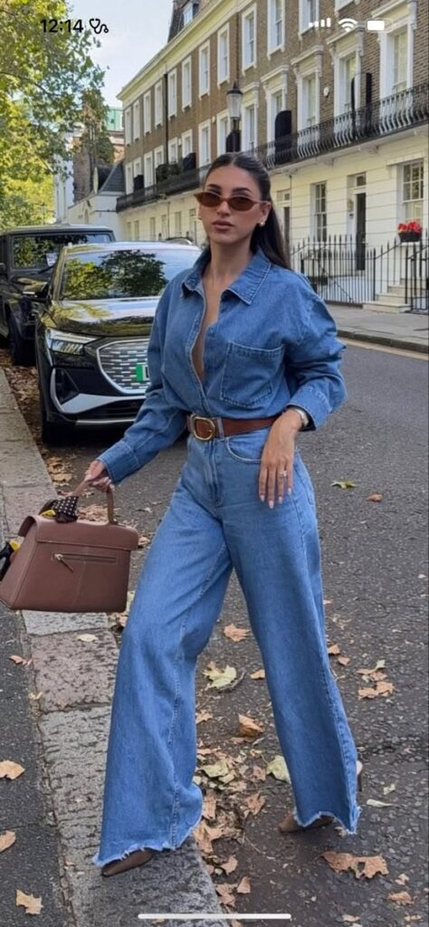 Denim-Shirt-Wide-Leg-Jeans