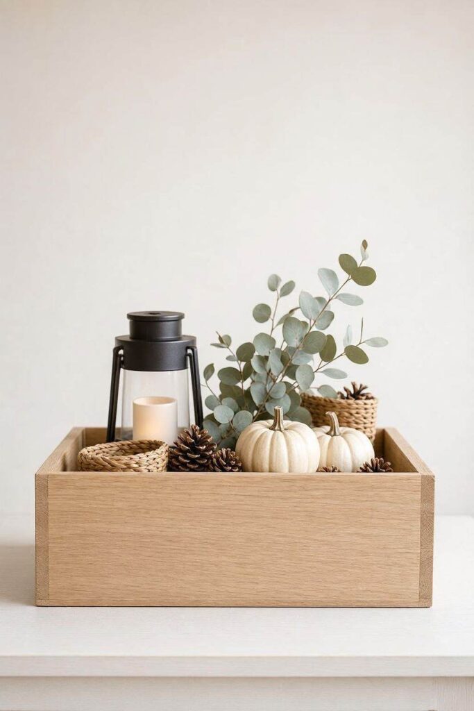 Faux-Wooden-Crate-Display-for-an-Entry-Table.