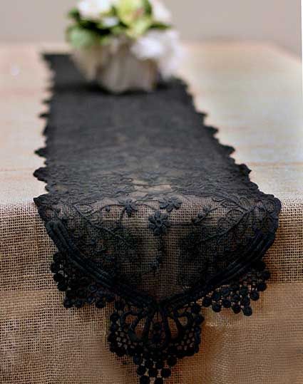 Group-Cobweb-Table-Runner.-Halloween-crafts-for-teens