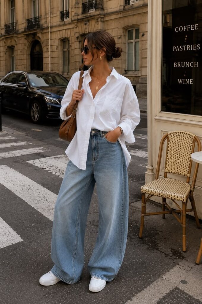 Lightweight-Linen-Shirt-Wide-Leg-Jeans.