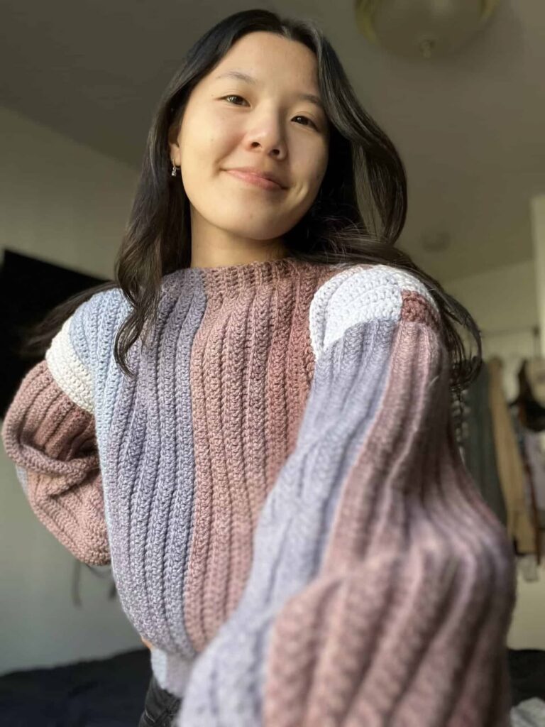 One-Stitch-Repeat-Boxy-Pullover-crochet-sweater-patterns