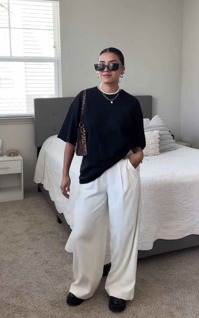 Oversized-T-Shirt-Linen-Trousers.