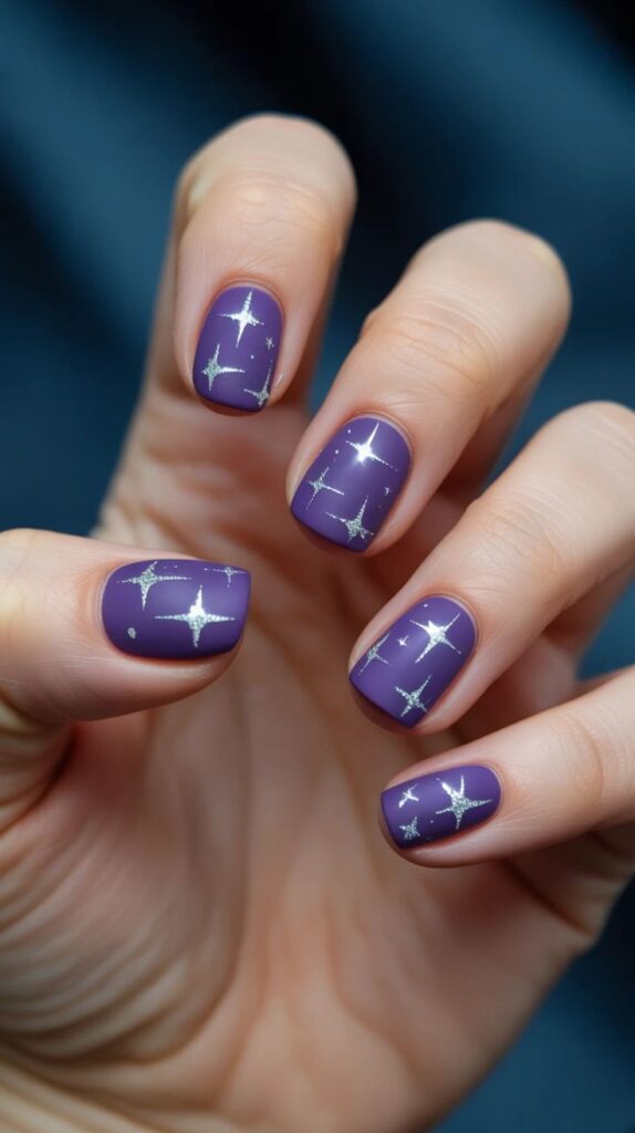 Purple-Galaxy-Nails