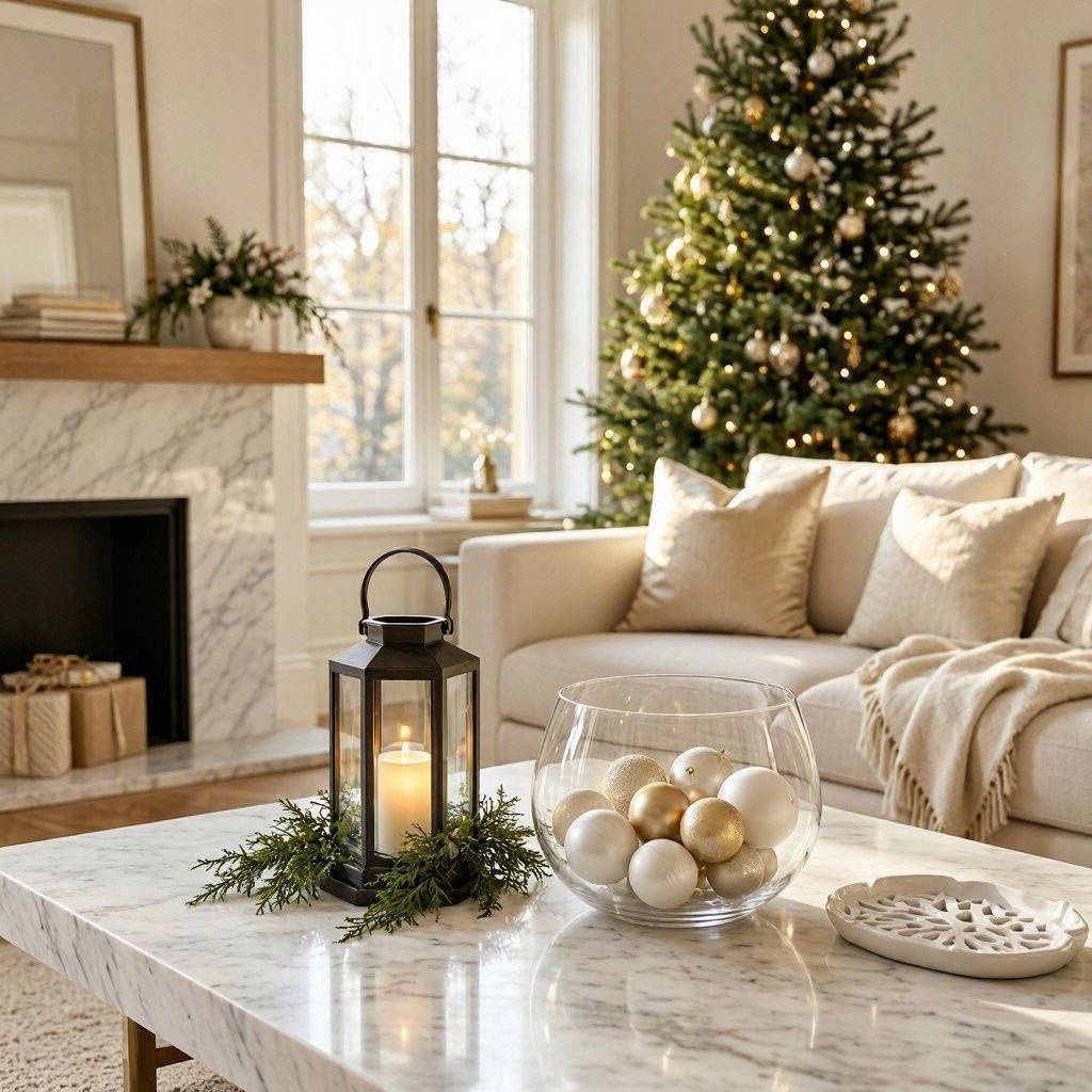 A_bright_luxury_Christmas_living_room_photographed_from_a- slightly elevated front angle, filled with natural daylight pouring through large white-framed windows.