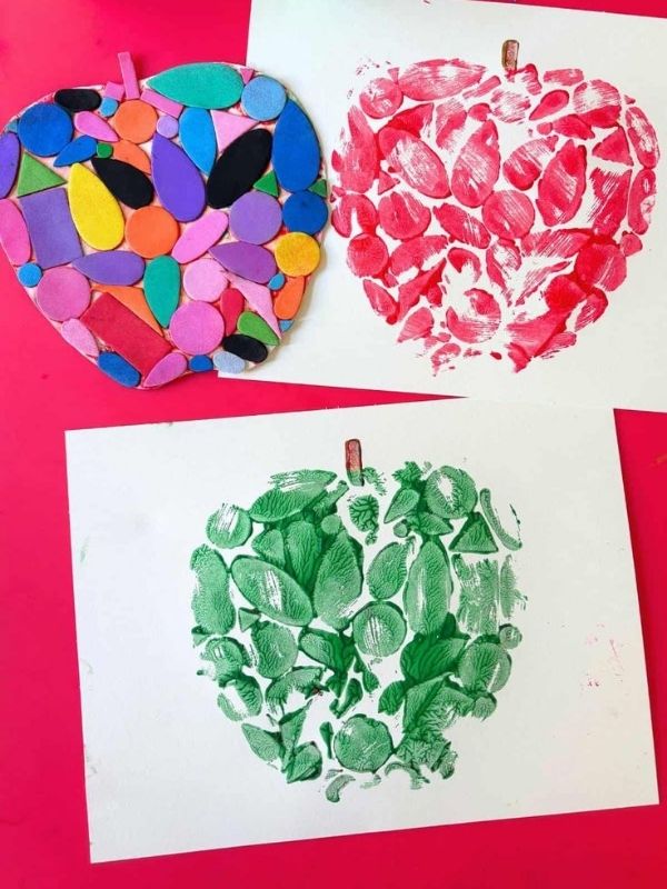 Apple-Paper-Collage