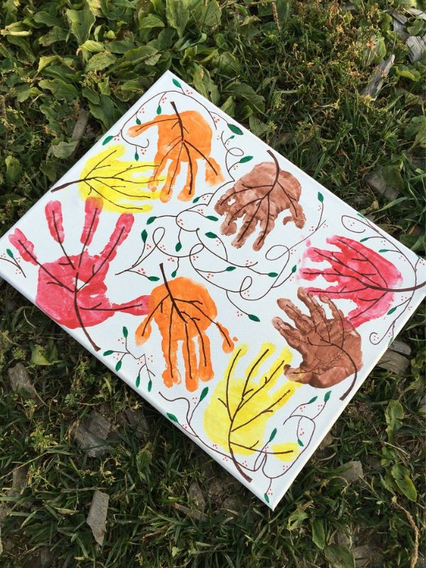Create-a-Fall-Handprint-Collage