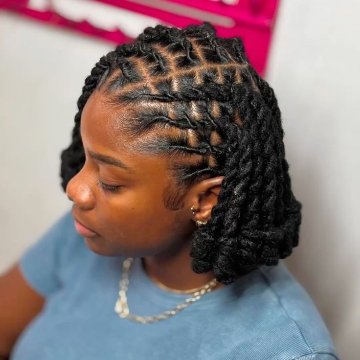 The-Double-Front-Twist-how-to-style-Sisterlocks-for-short-hair.