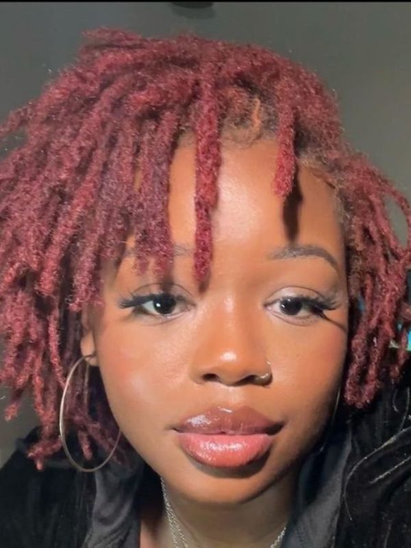 deep-burgundy-colored-short-locs