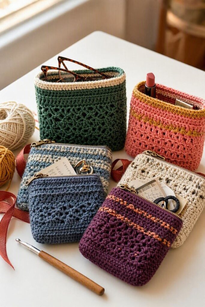 crochet_pouches_arranged-for-Teachers-and-Coworkers.