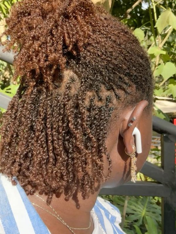 half-up-half-down-short-locs-style