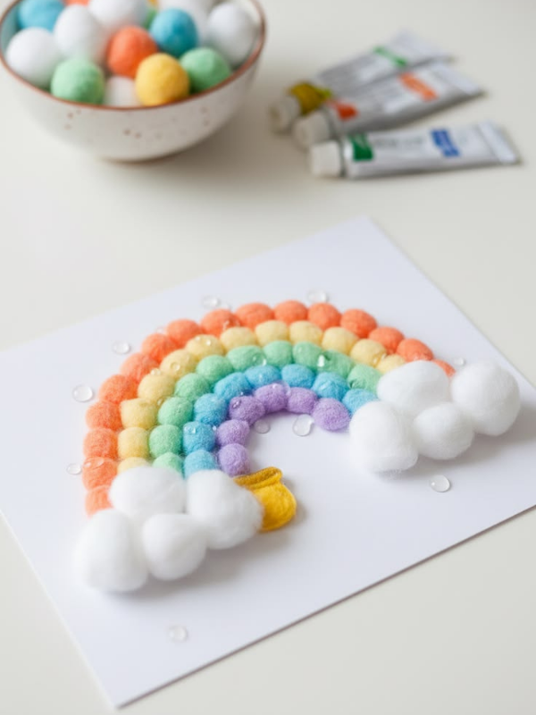 cotton-ball-rainbow-collage