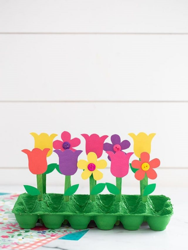 Egg-Carton-Flower-Garden