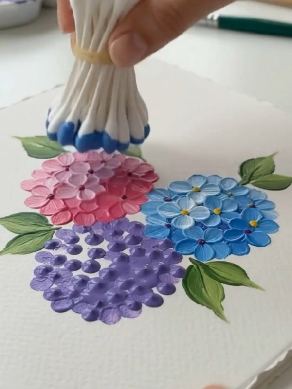 Flower-painting