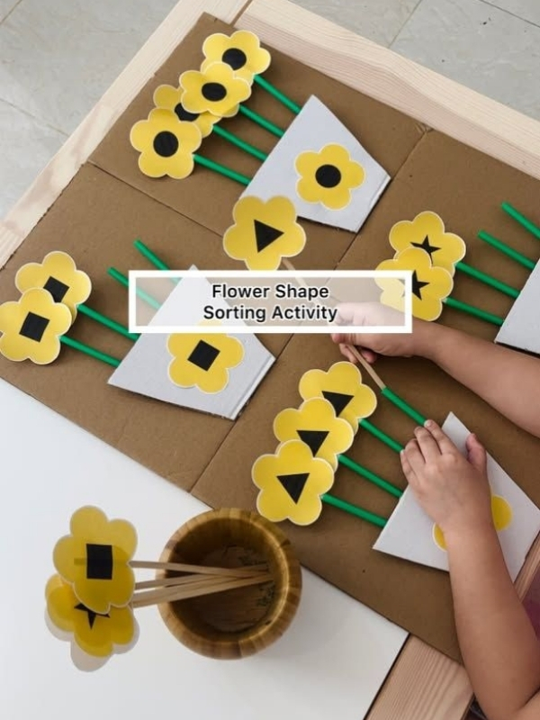 Flower-Shape-Matching-Game